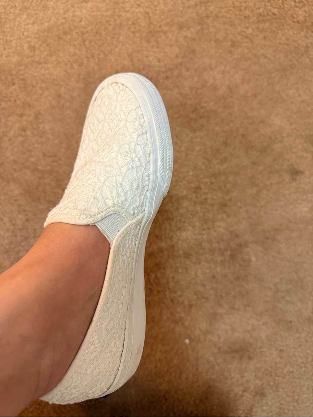 Brand new Keds white shoes
